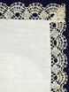 Салфетка белая со светлым кружевом арт. 6нхп-654, 33х33 фото 3 — Samovars.ru