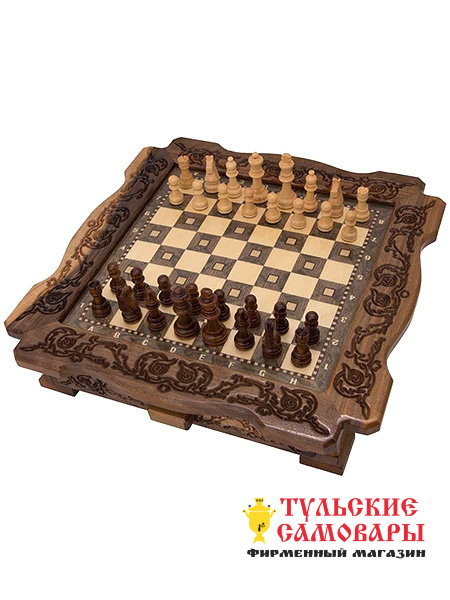 Шахматы резные в ларце 40 с ящиками, Avetyan фото 1 — Samovars.ru