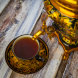 Чайный сервиз "Кудрина царская" на 6 персон Хохлома фото 4 — Samovars.ru