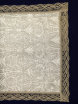 Салфетка темно-серая с узорами с темно-серым кружевом и кружевной отделкой арт. 7нхп-755м, 115х65 фото 3 — Samovars.ru
