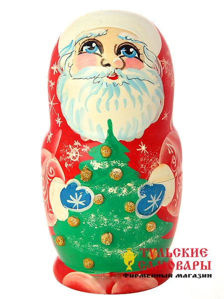 Матрешка "Дед Мороз", арт. 503 фото 1 — Samovars.ru