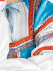 Русский народный костюм "Василиса" женский атласный голубой  сарафан и блузка XS-L фото 2 — Samovars.ru