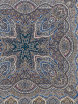 Платок из шерсти "Ларец самоцветный" с шелковой бахромой 762-14, 146х146 см фото 2 — Samovars.ru