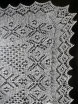 Ажурный пуховый платок ручной работы, арт. ШП0026, 145х65 фото 2 — Samovars.ru