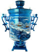 Комплект "Зимний вечер": самовар электрический 45 литров и заварочный чайник, арт. 110918 фото 3 — Samovars.ru