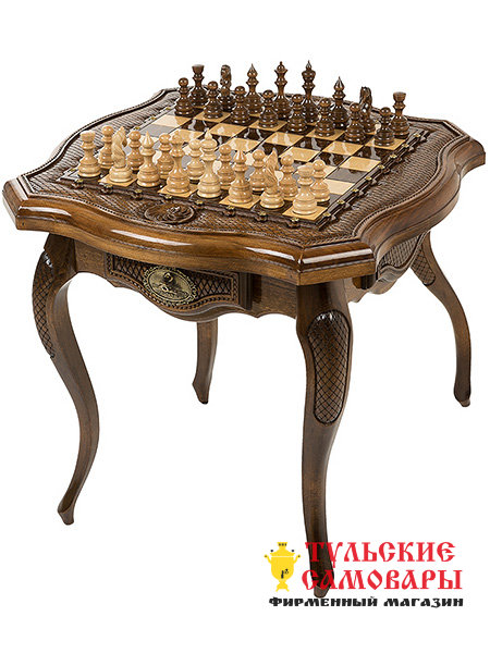 Стол ломберный шахматный "Арагац", Ohanyan фото 1 — Samovars.ru